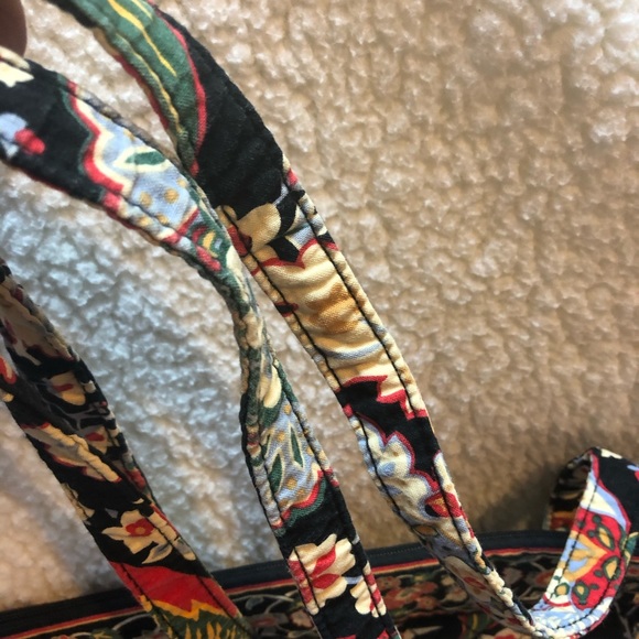 Vera Bradley Black Printed Purse Villager - Picture 5 of 9